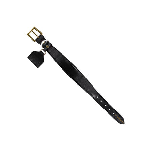 Collar Perro Extra Ancho Grabado Negro